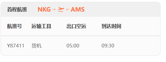 航班号